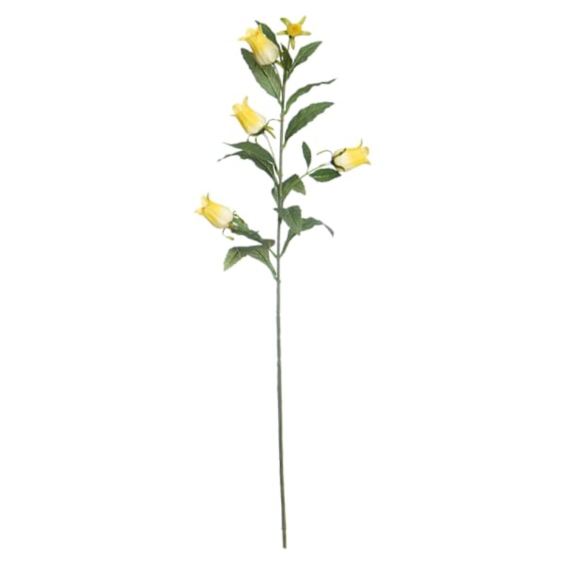 Yellow Trumpet Flower Spray, 31″