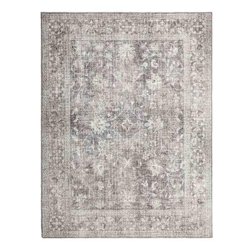 (B844) Honeybloom Vintage Distressed Medallion Accent Rug, 3×5