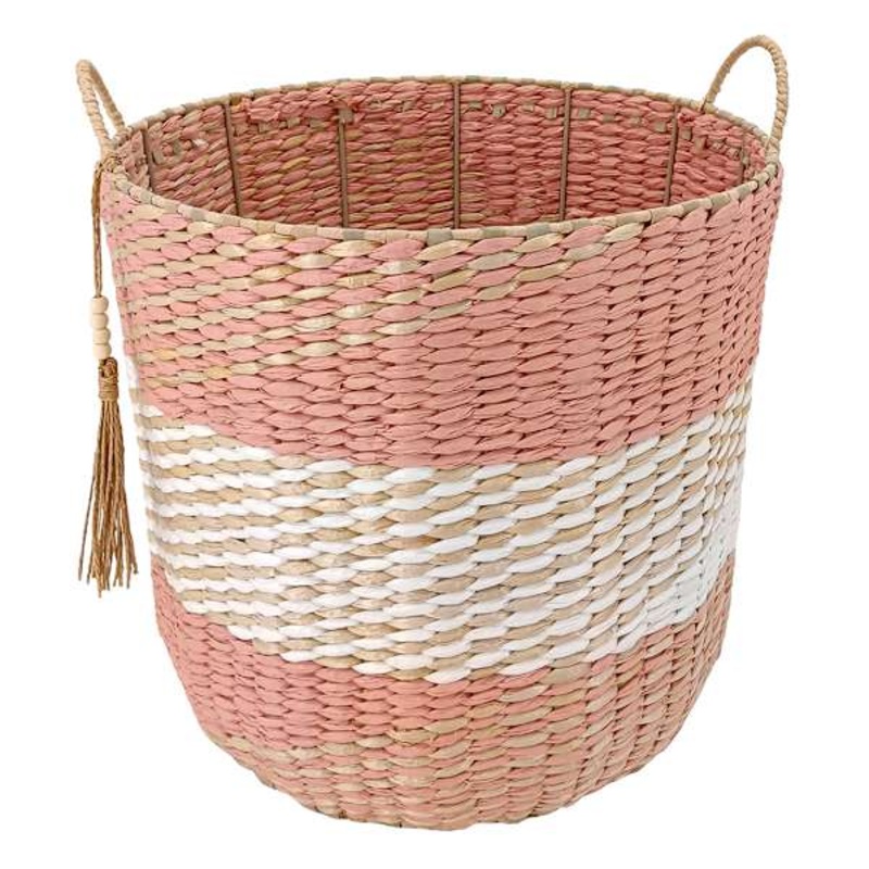 Cattail & Paper Storage Basket, Large