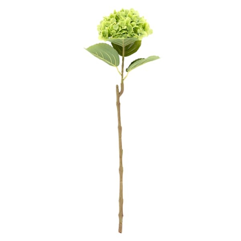 Green Fabric Real-Feel Hydrangea Stem, 24″