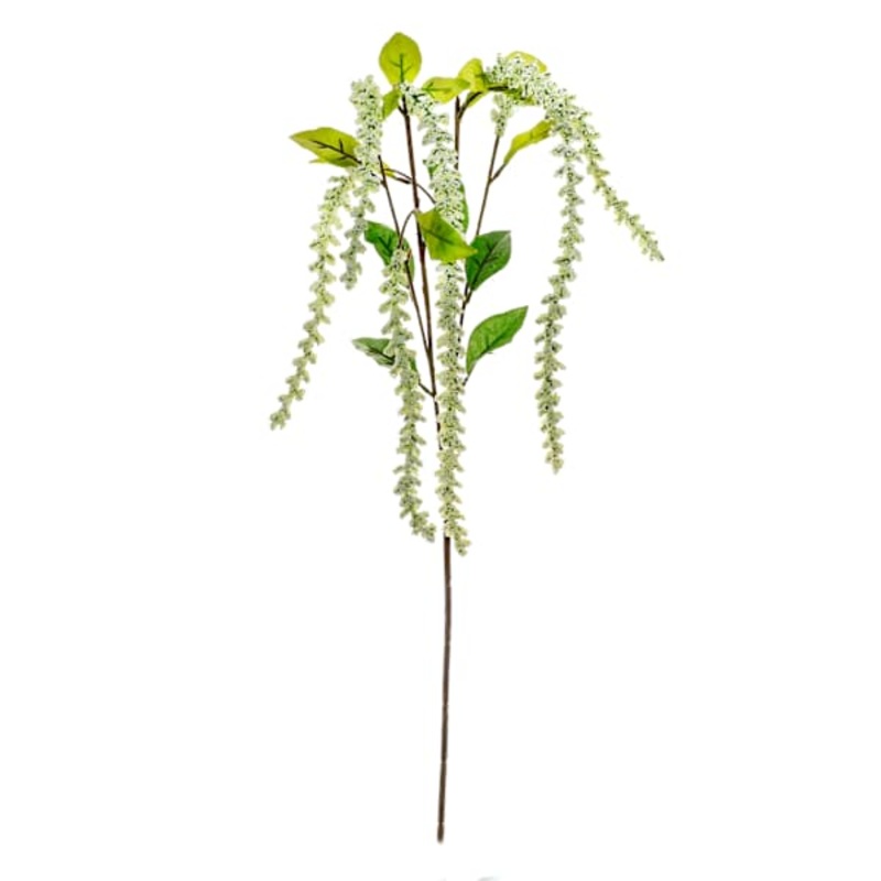 White Hanging Berry Stem, 38″
