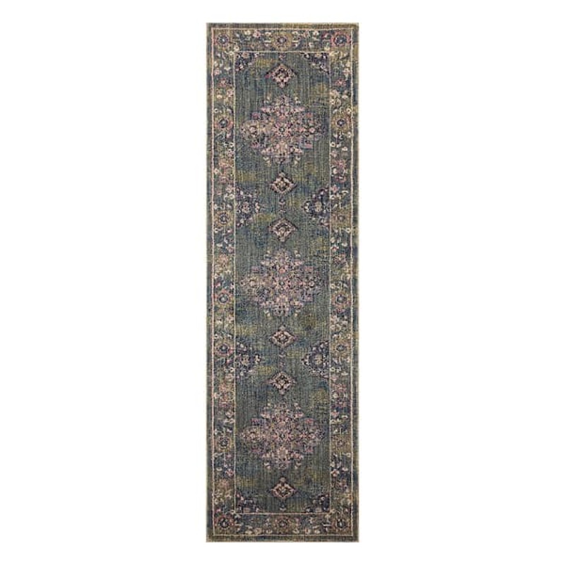(A466) Jewel Green Runner, 2.2×8