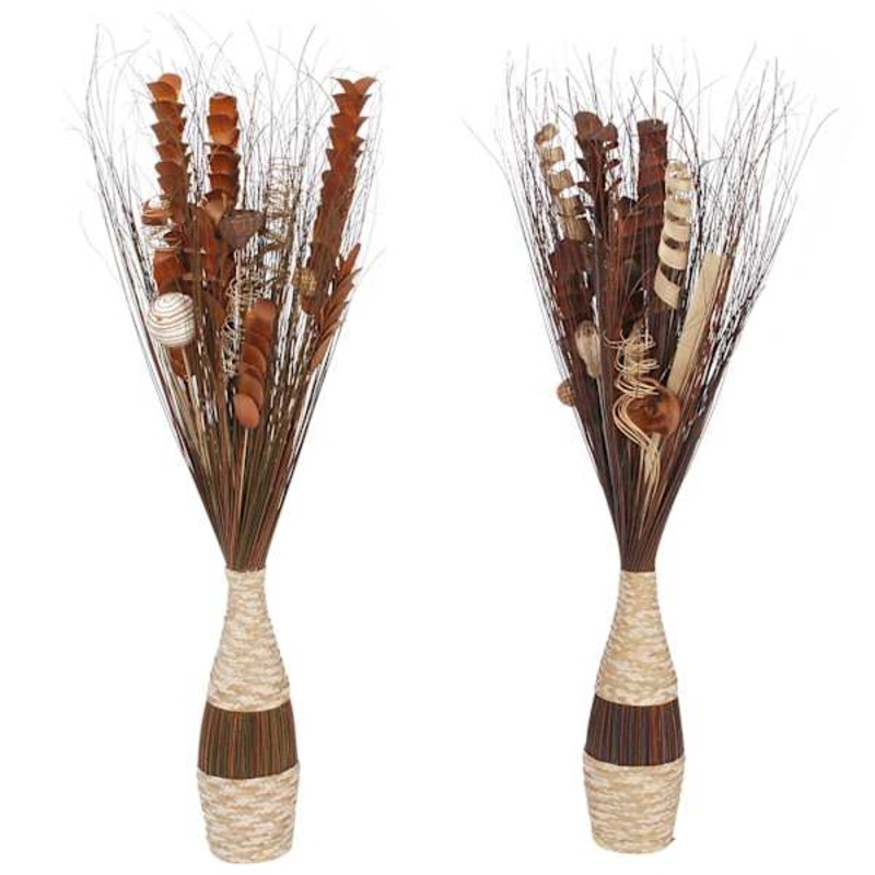 Dried Natural Buri Bundle, 40″, Assorted Styles