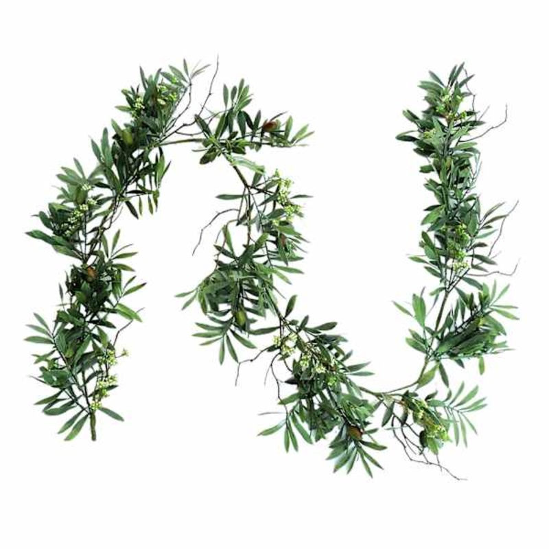 Olive Hill Greenery Garland, 72″