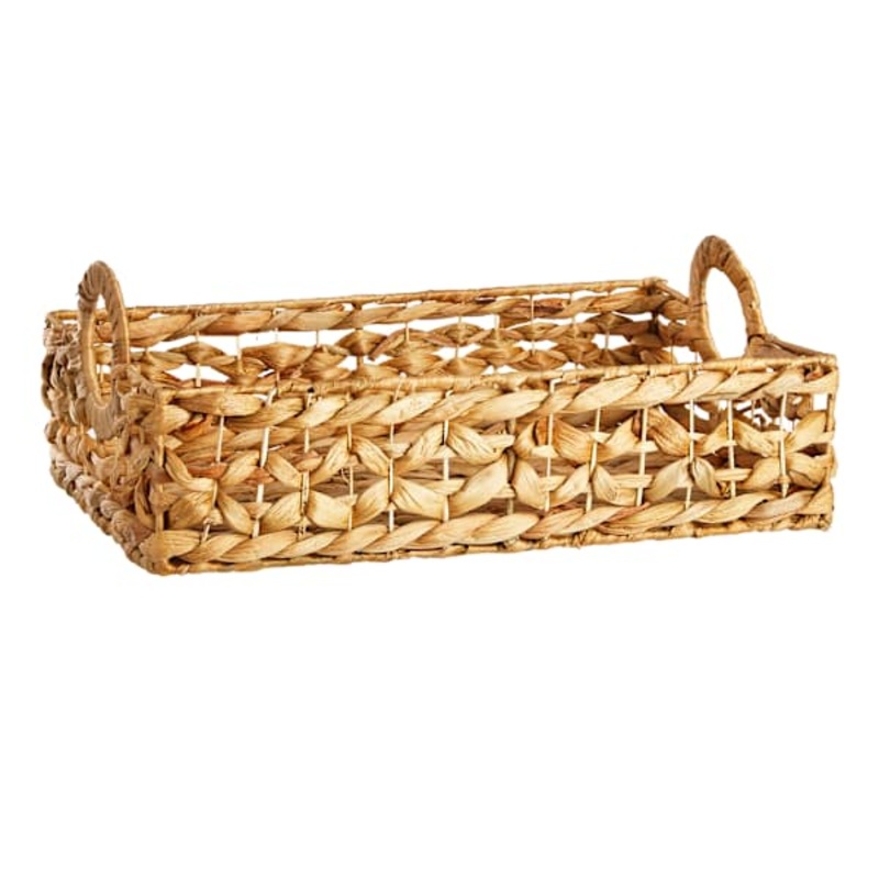 Providence Melia Flower Weave Under Bed Storage Basket, Small