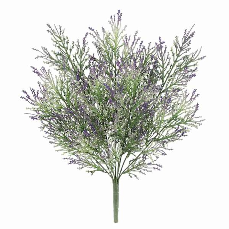 Purple Heather Floral Spray, 18.5″