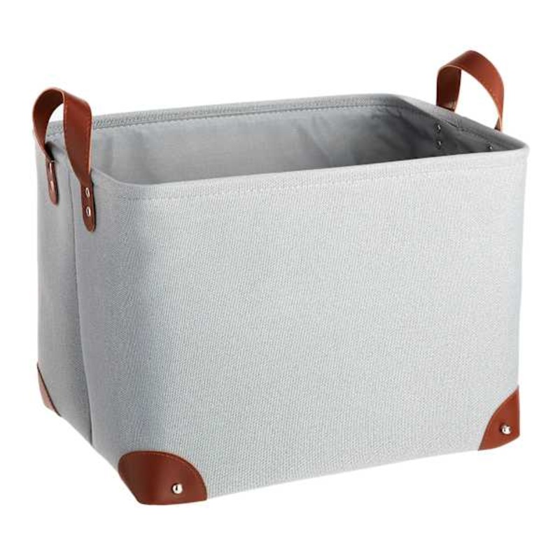 Rectangle Fabric Storage Basket, Large