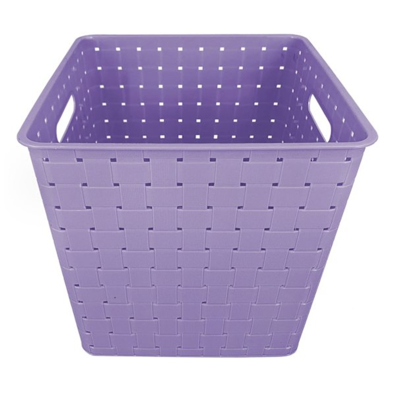 Tiny Dreamers Strap Design Weave Basket, Orchid Petal
