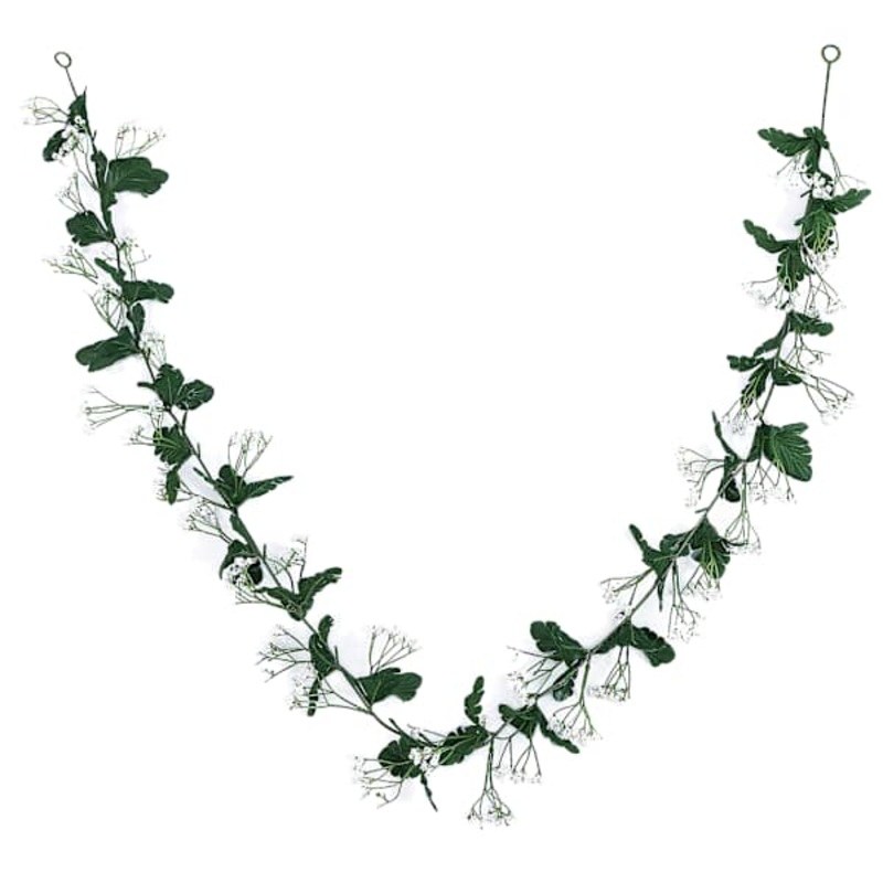 White Mixed Berry Garland, 72″