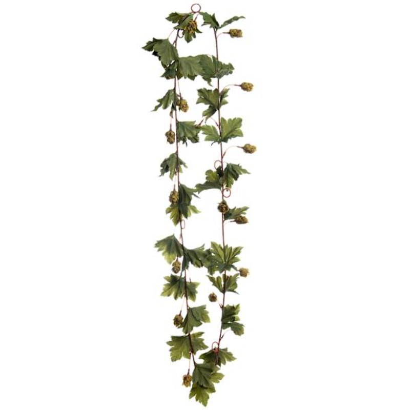 Willow Crossley Green Hops Garland, 72″