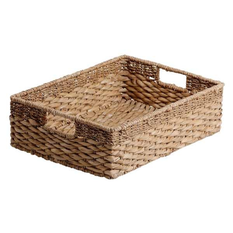 Joan Water Hyacinth Under Bed Storage Basket, Large