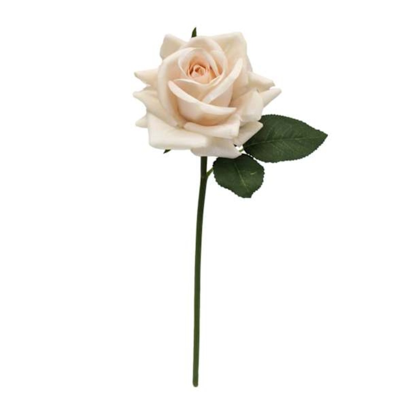 Willow Crossley Soft Pink Real Touch Rose Floral Pick, 12″