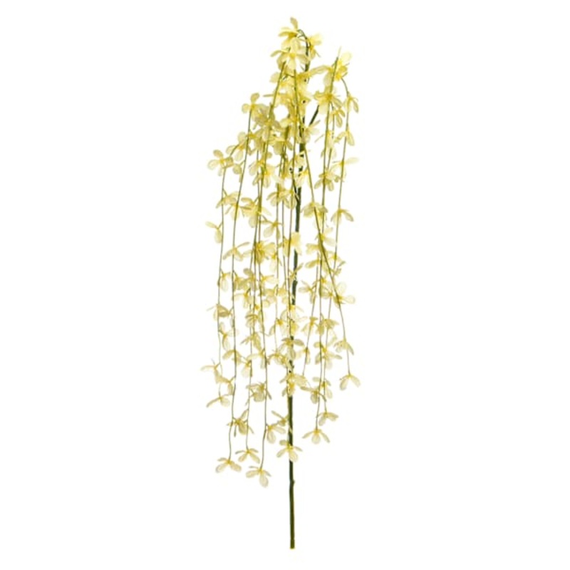 Yellow Hanging Forsythia Spray, 49″
