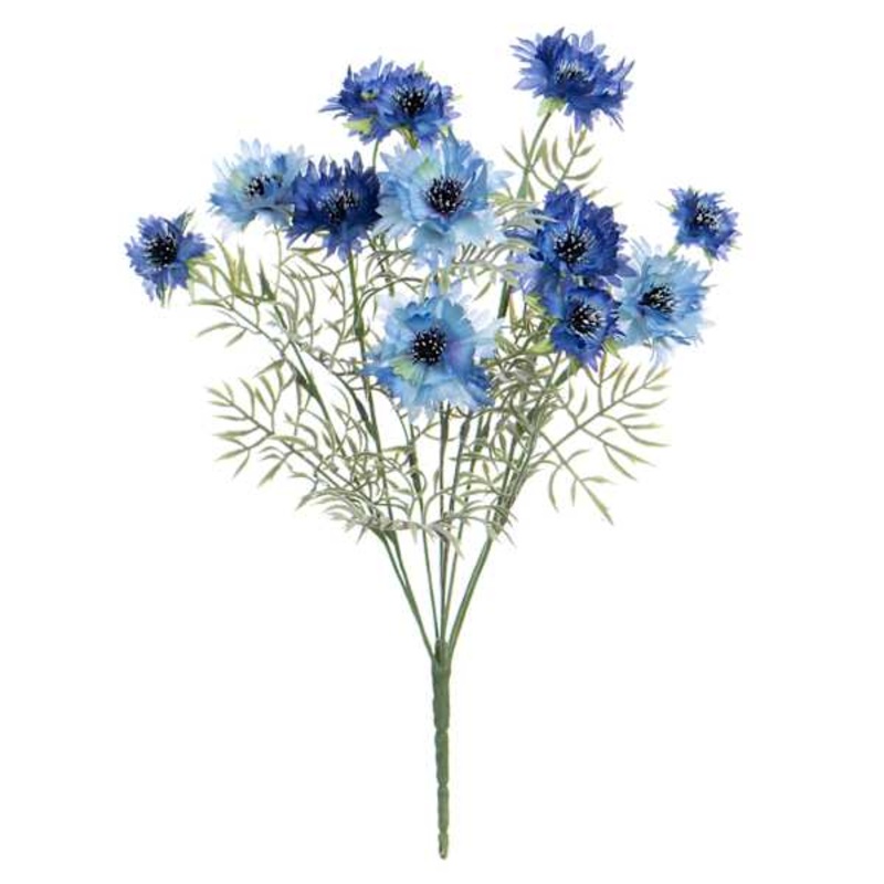 Blue Cornflower Bush, 19″