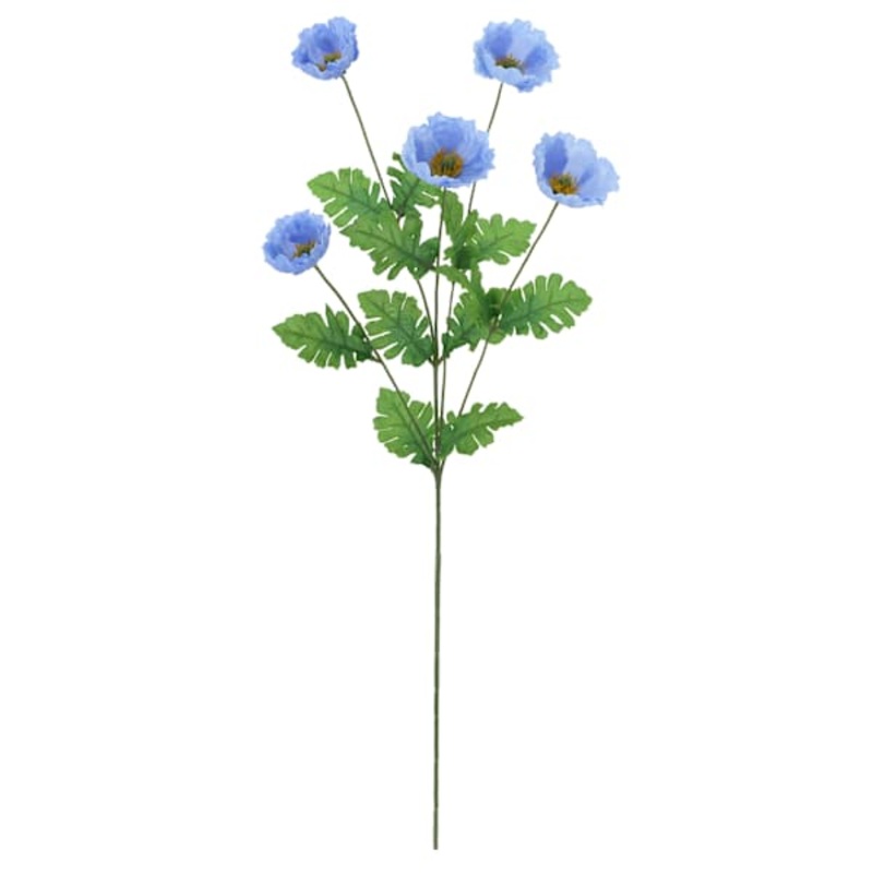 Blue Poppy Stem, 30.25″
