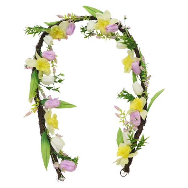 Daffodils & Tulip Garland, 72″