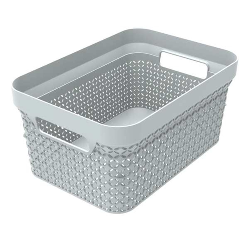 Grey Storage Basket Small | At Home