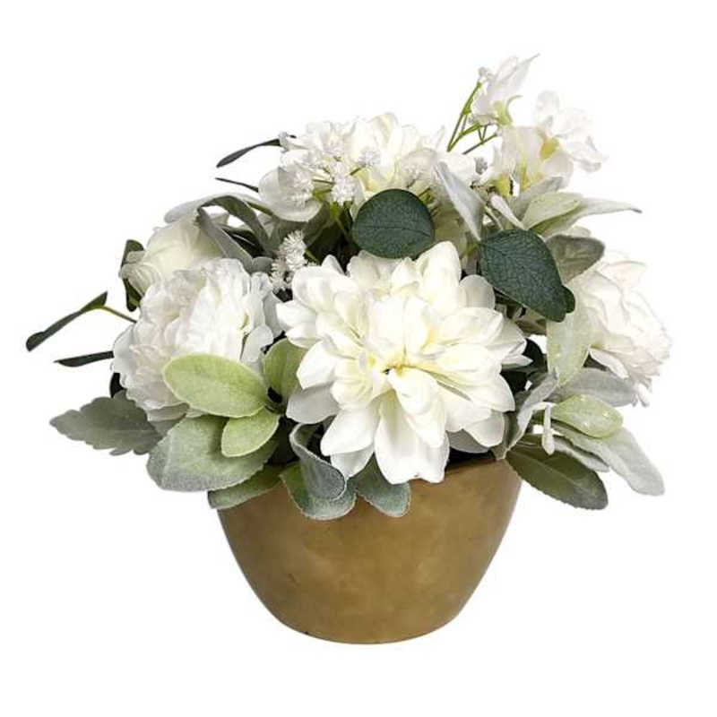 Mixed Ranunculus Floral Arrangement, 10″