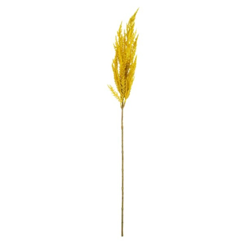 Mustard Yellow Pampas Grass Stem, 32″