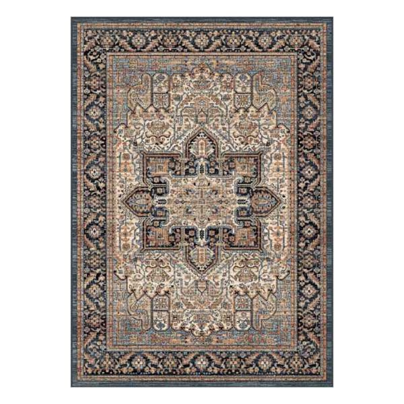 Ushak Blue Medallion Area Rug | At Home