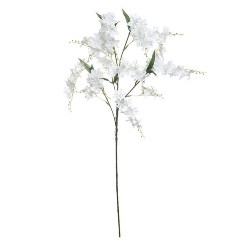 White Blossom Spray, 34″
