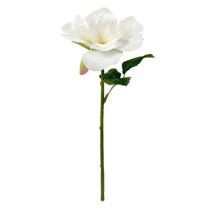 Willow Crossley White Rose Floral Pick, 11″