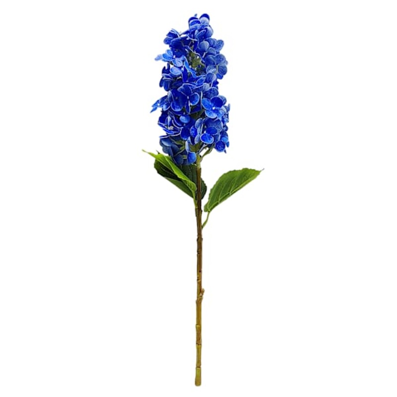Blue Real-Feel Cone Hydrangea Stem, 24″