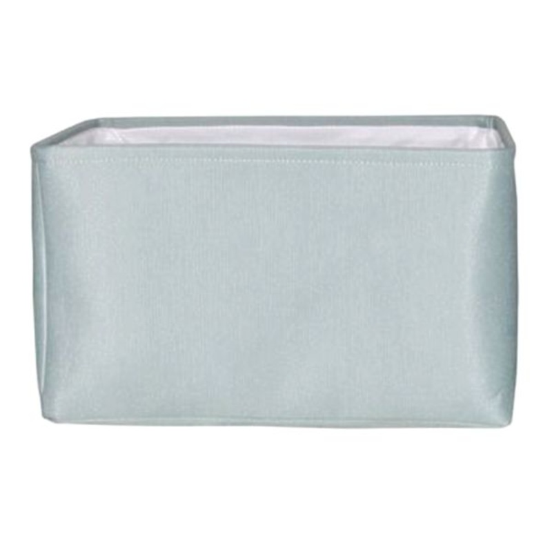 Green Rectangle Fabric Storage Basket Small | At Home