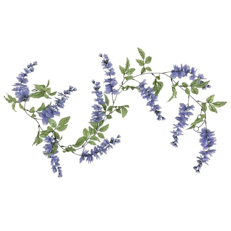 Lavender Wisteria Floral Garland, 72″
