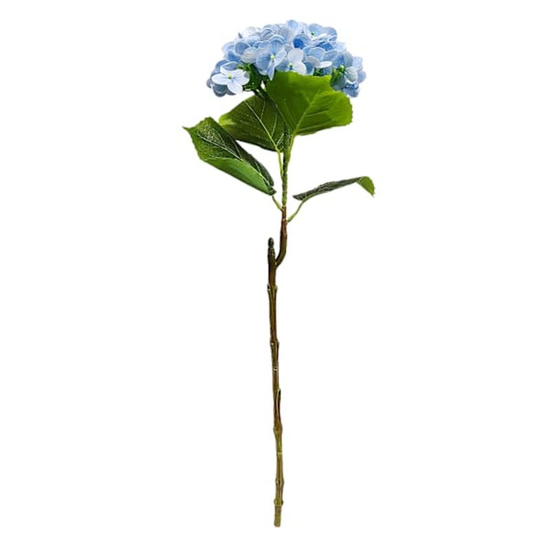 Light Blue Real-Feel Cone Hydrangea Stem, 24″