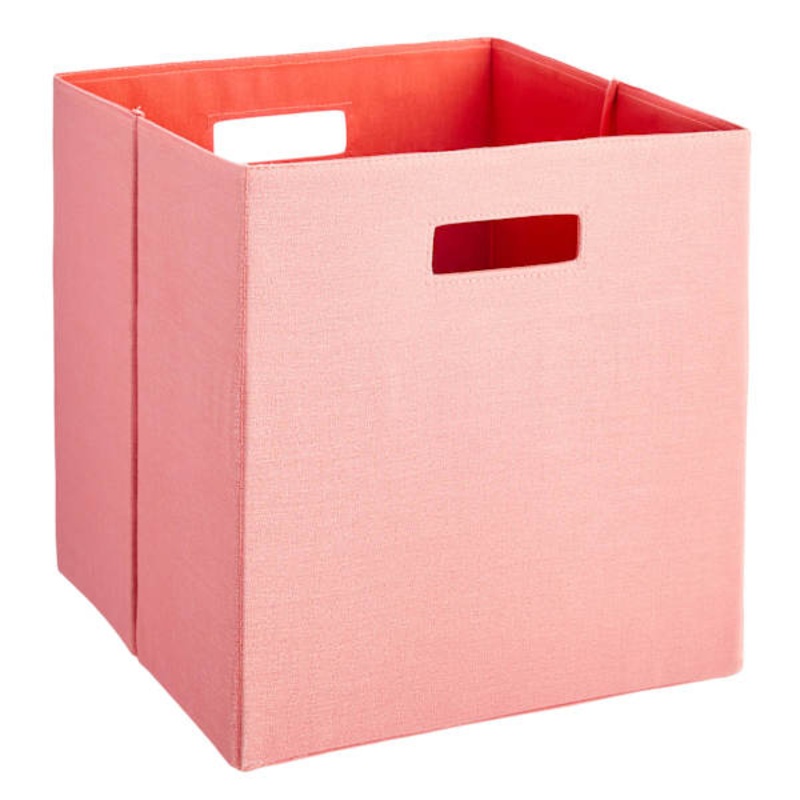 REAL SIMPLE Pink Modular Storage Cube, 13″