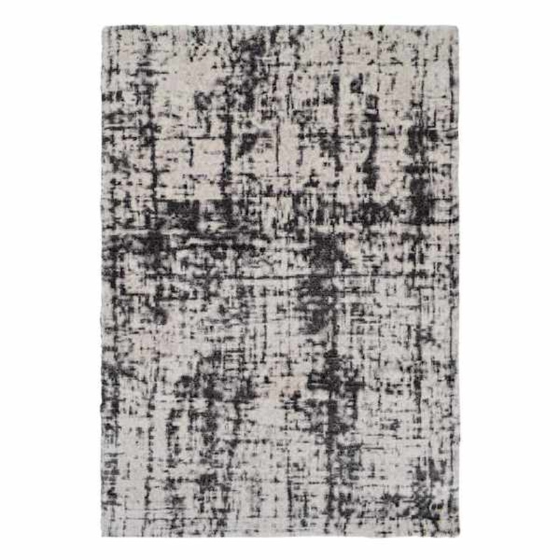 (A456) Raymond Cream & Grey Area Rug, 9×12