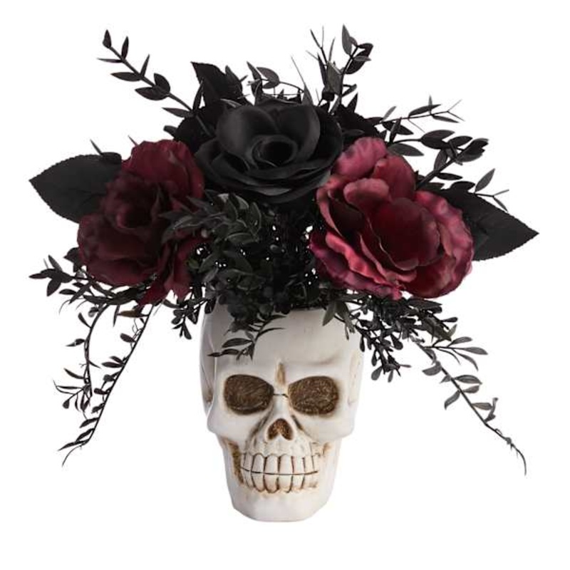 Red & Black Rose Arrangement, 12″ | At Home