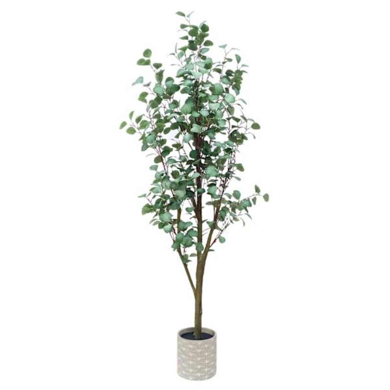 Tracey Boyd Faux Eucalyptus in Pot, 6′