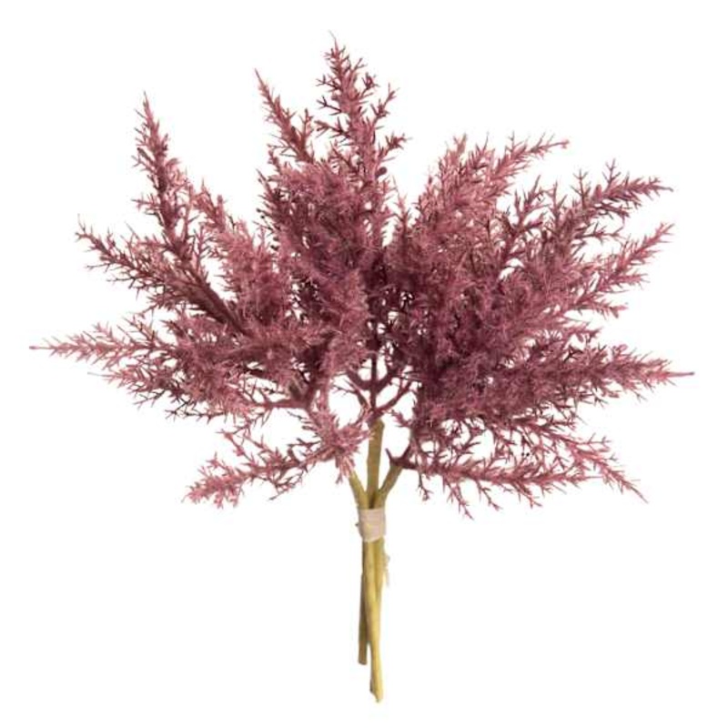 Dark Pink Pampas Grass Bundle, 14″