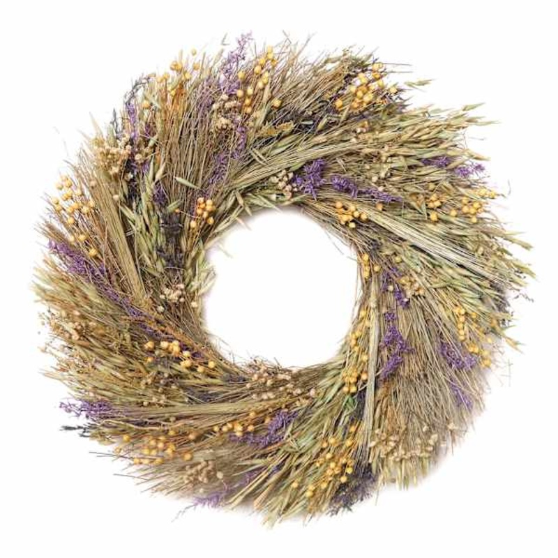 Honeybloom Dried Botanical Wreath, 18″