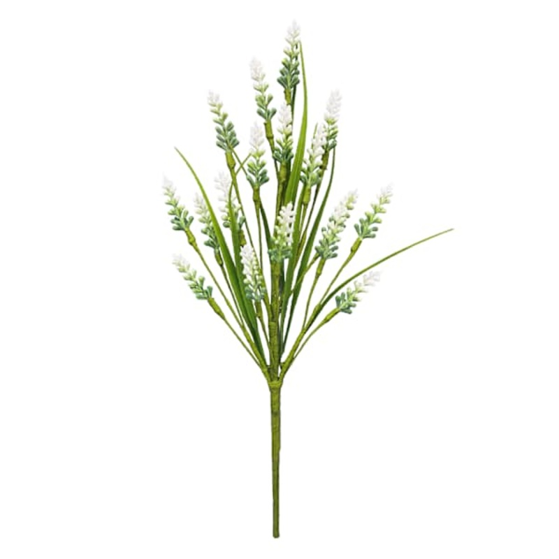 Willow Crossley White Muscari Floral Spray, 12″