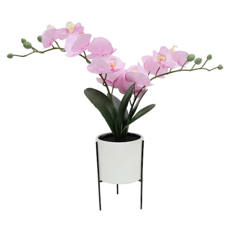 18IN RF ORCHID IN POT