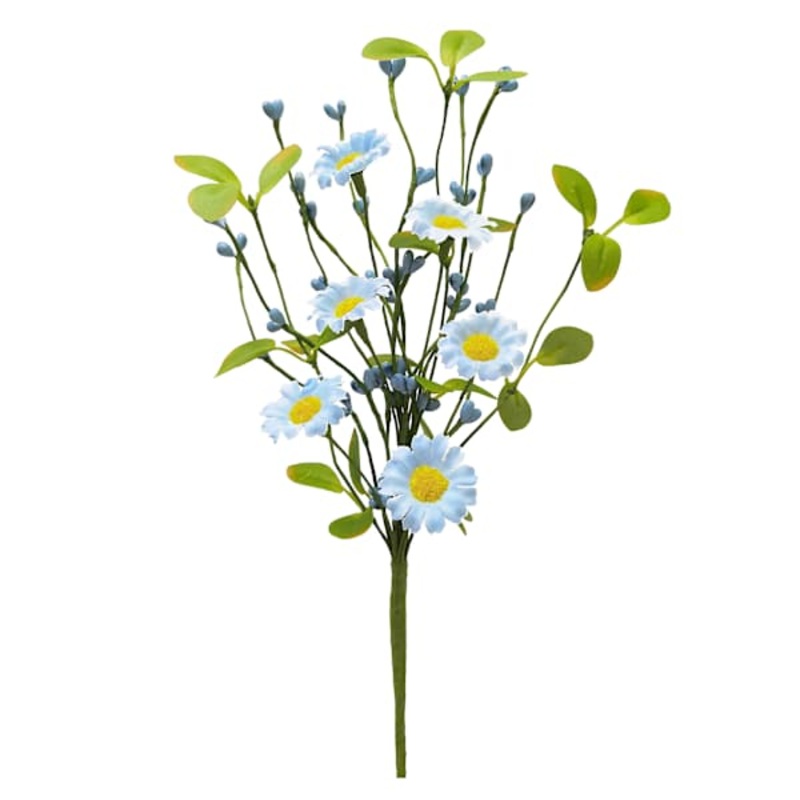 Blue Daisy Floral Pick, 12″