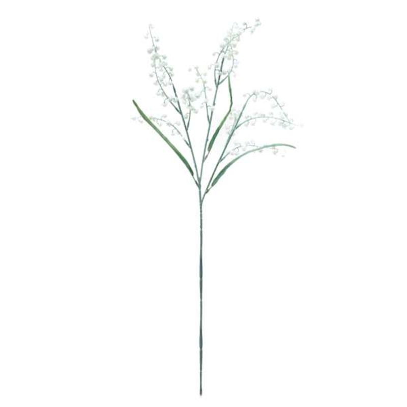 White Gypsophila Floral Stem, 30″