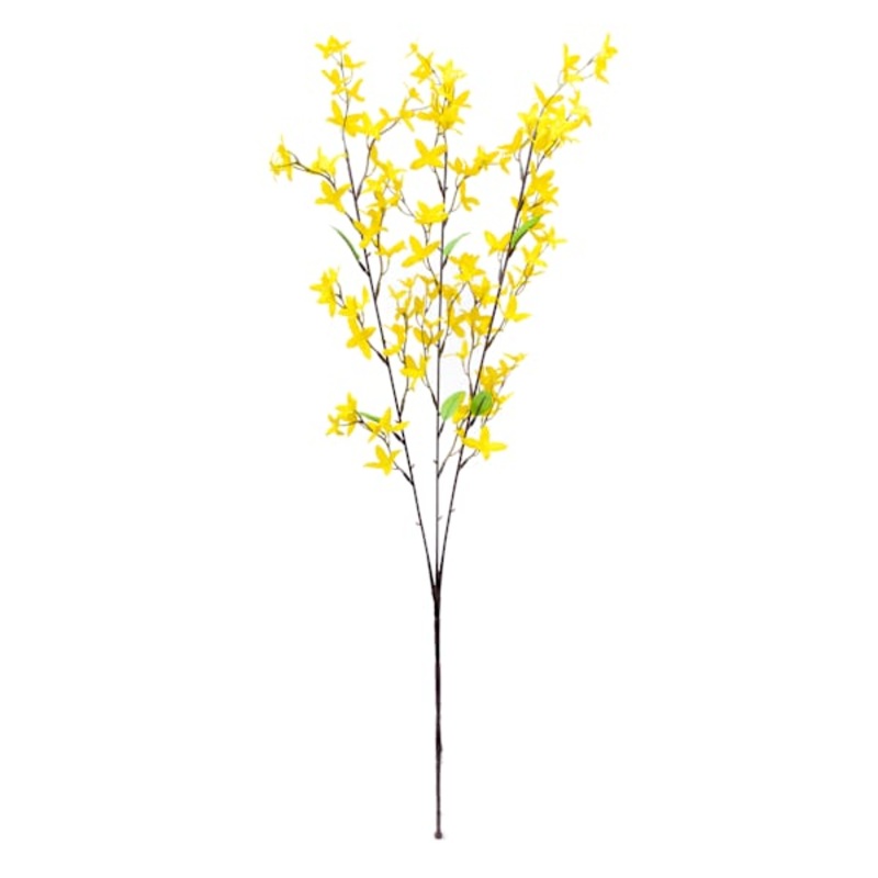 Yellow Forsythia Floral Spray, 34″
