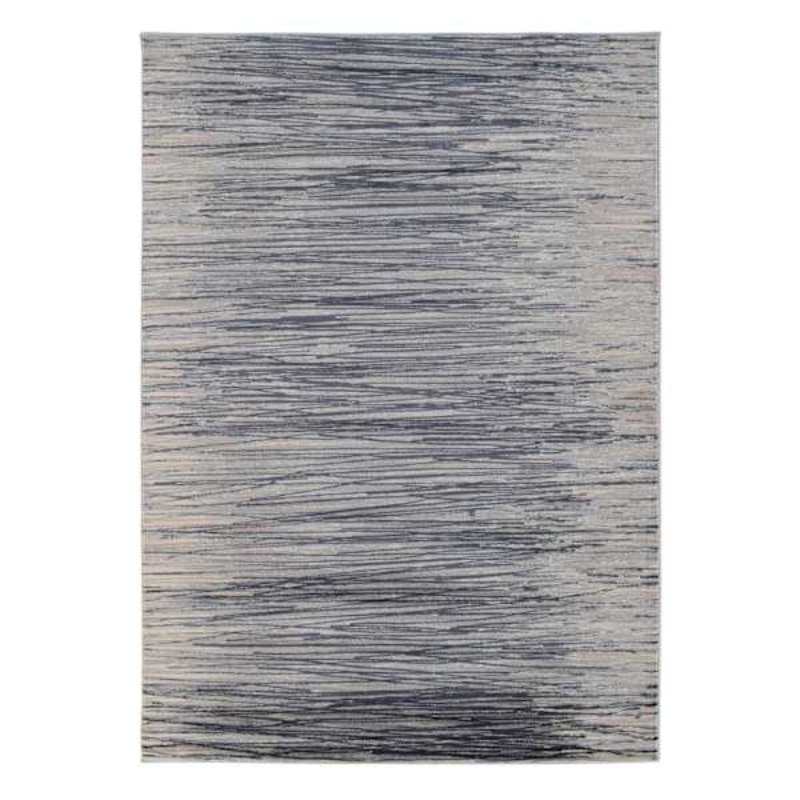(B550) Crosby St. Magnolia Grey Ombre Area Rug, 7×10