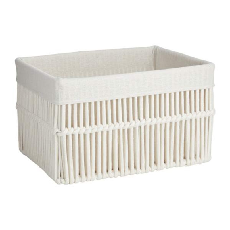 Crosby St. Poly Rope Rectangle Storage Basket Large | At Home