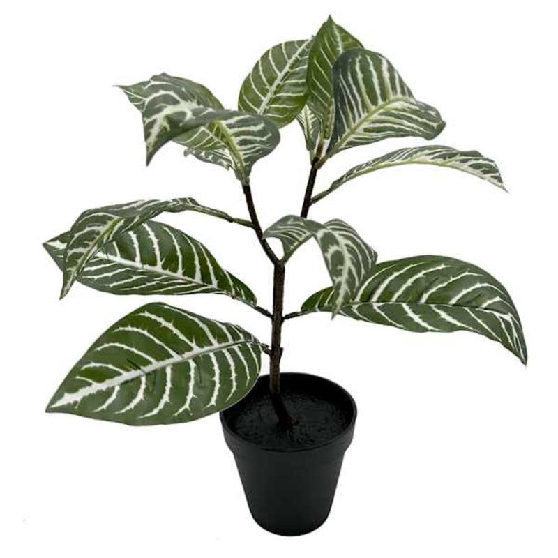 Outdoor-Rated Mosaic Zebra Arrangement, 10″