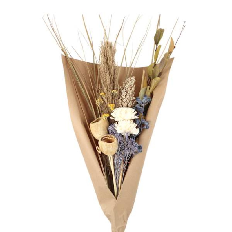 Dried Blue Beachside Bouquet, 30″