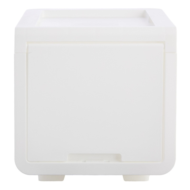 REAL SIMPLE Open Front Stacking Tote, Small