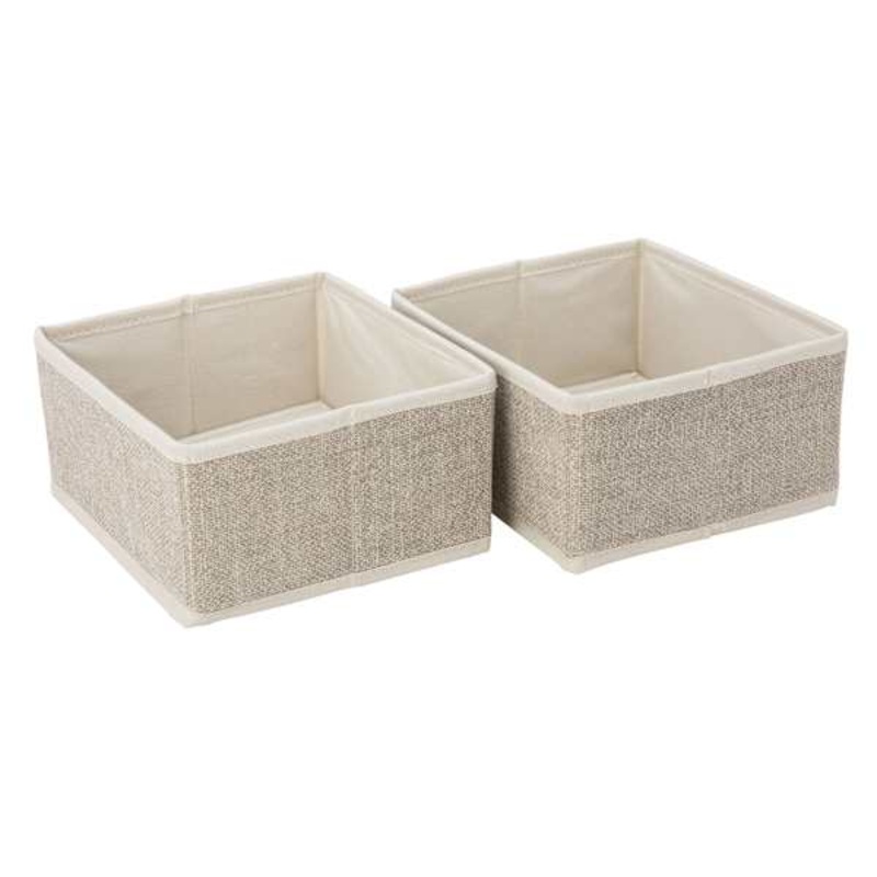 2-Pack Square Drawer Organizer