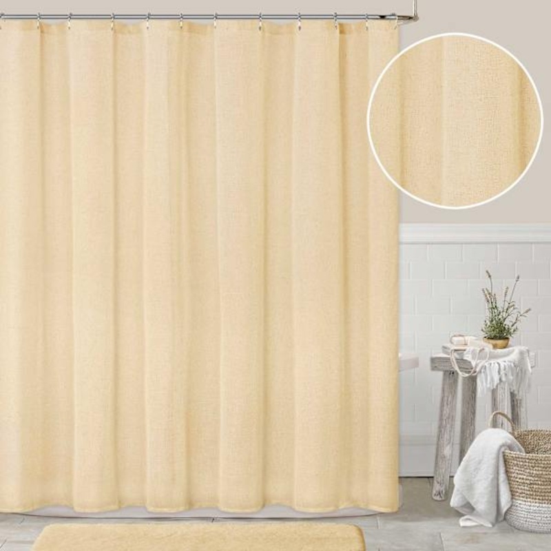 Alonso Taupe Shower Curtain, 72″