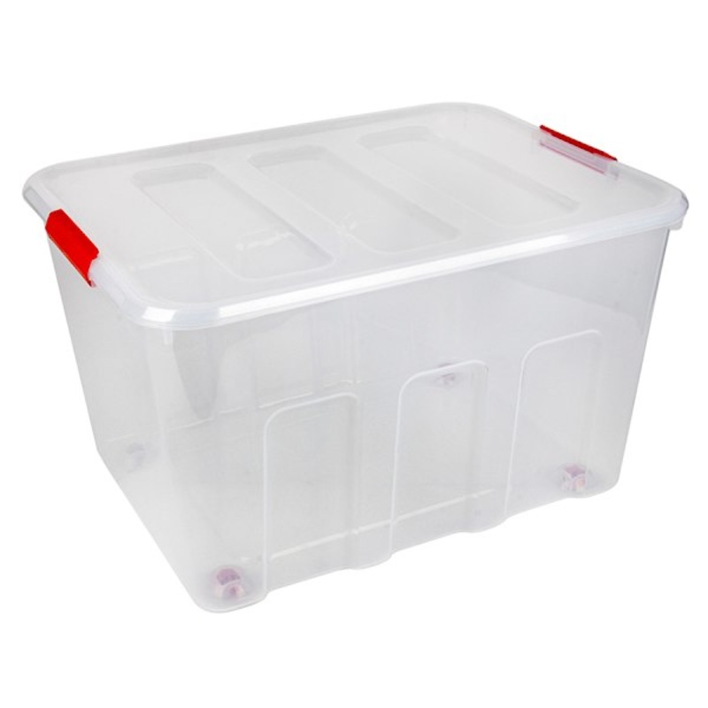 Red Latch Storage Tub 52L | Multipurpose Storage | At Home