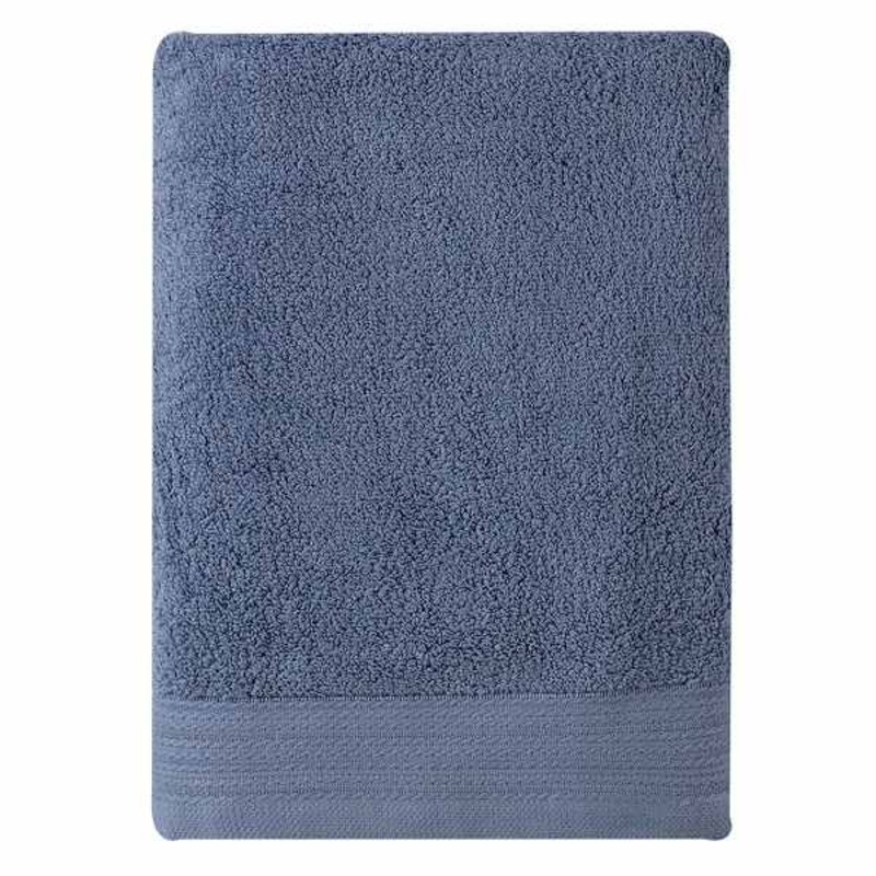 Plush Performance Solid Blue Bath Towel, 30×54